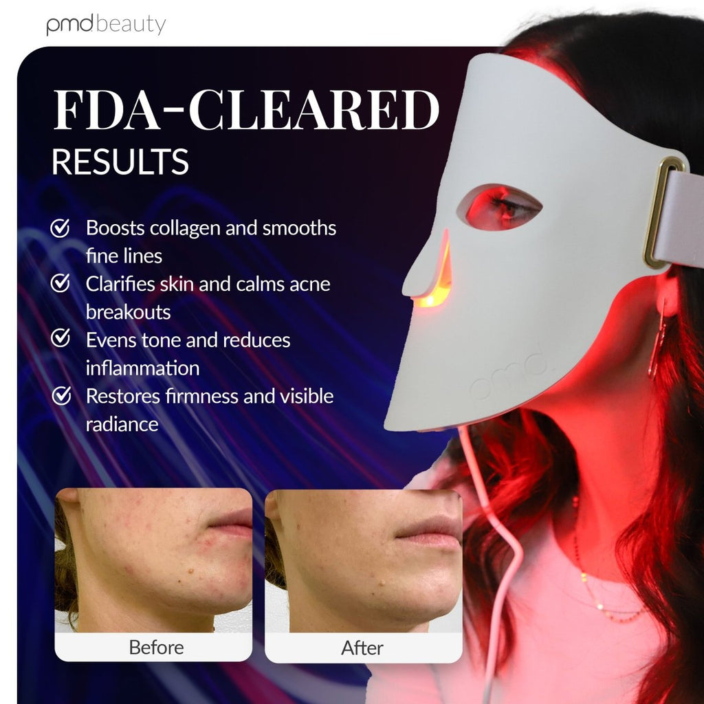 Mascarilla de terapia de luz LED PMD