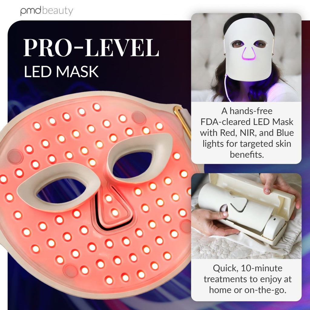Mascarilla de terapia de luz LED PMD