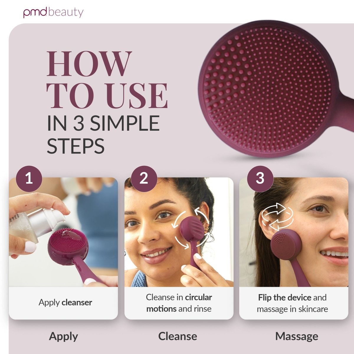 Diva - Dispositivo de limpieza facial PMD Clean