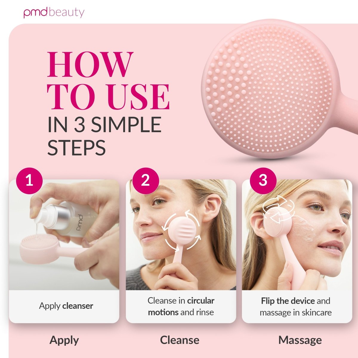 Diva - Dispositivo de limpieza facial PMD Clean