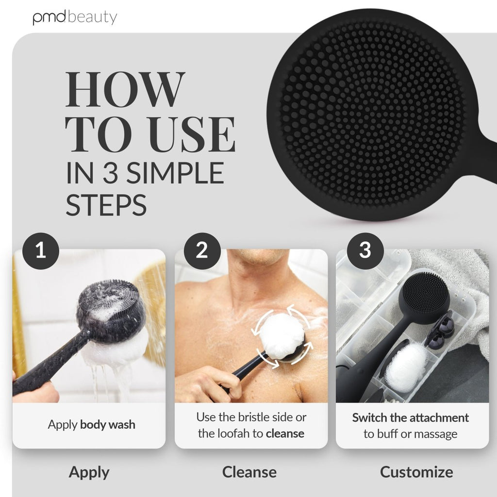 Dispositivo avanzado de limpieza y exfoliación corporal PMD Clean Body