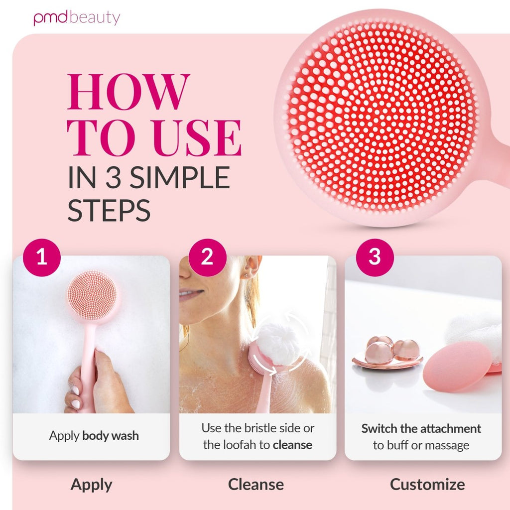 Dispositivo avanzado de limpieza y exfoliación corporal PMD Clean Body