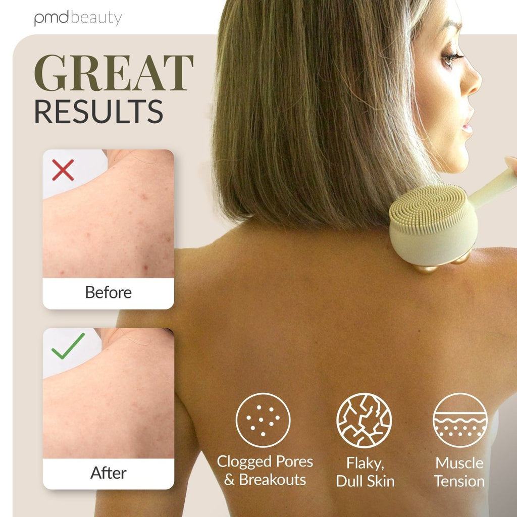 Dispositivo avanzado de limpieza y exfoliación corporal PMD Clean Body