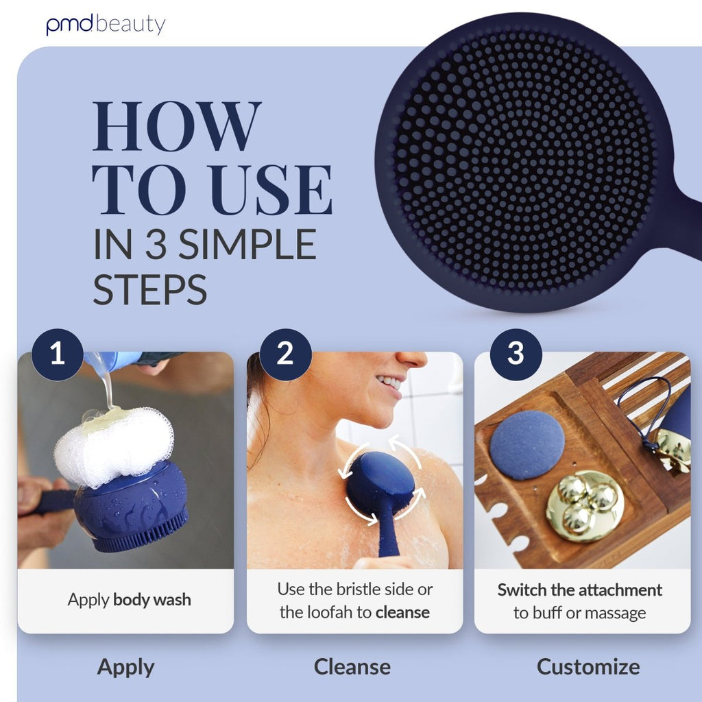 Dispositivo avanzado de limpieza y exfoliación corporal PMD Clean Body