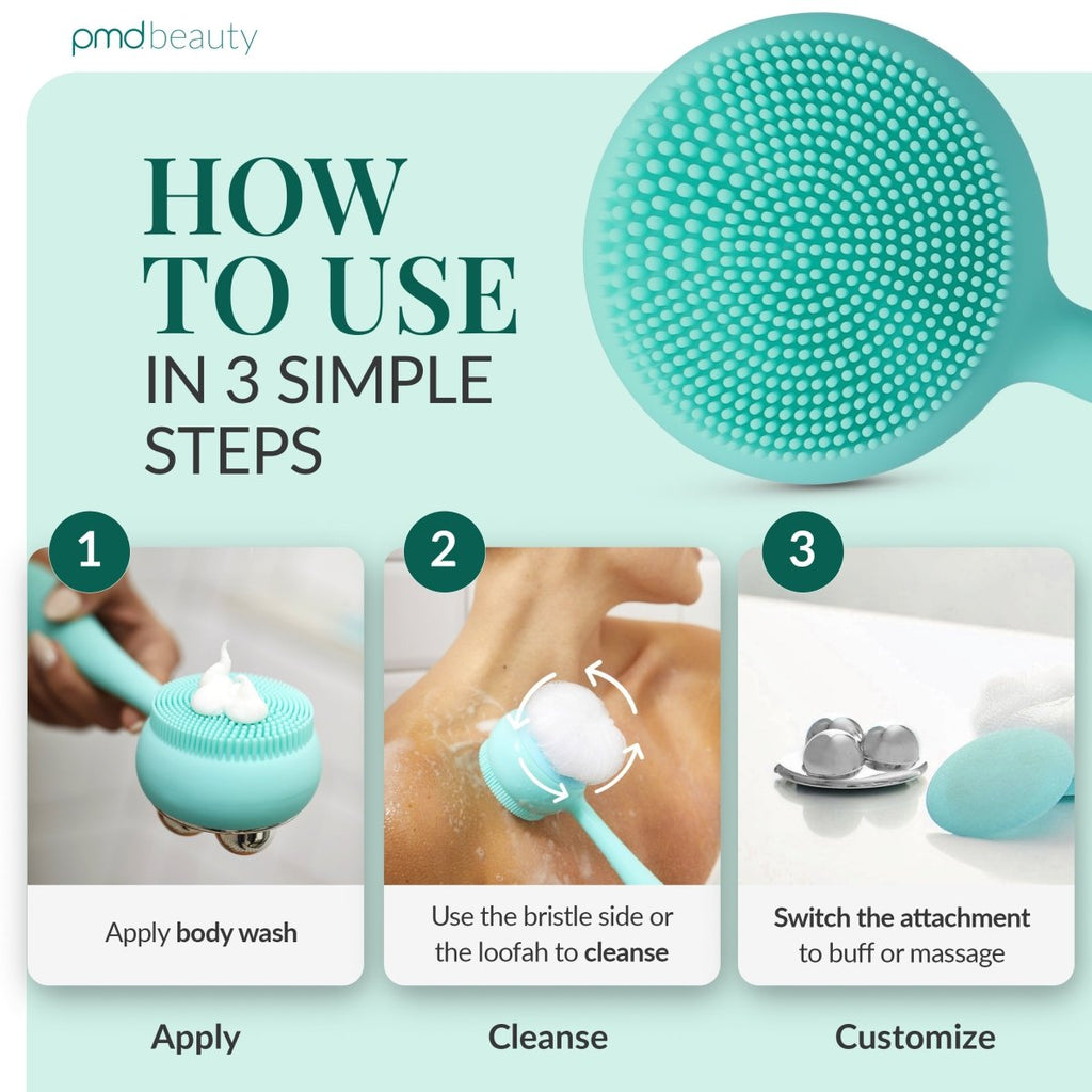 Dispositivo avanzado de limpieza y exfoliación corporal PMD Clean Body