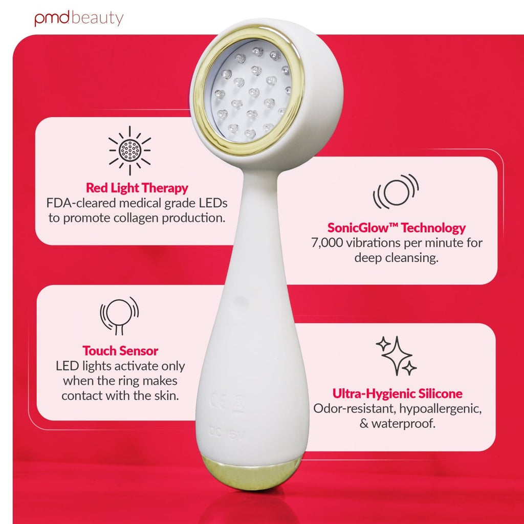 Dispositivo de tratamiento facial PMD LED Clean Redvolution